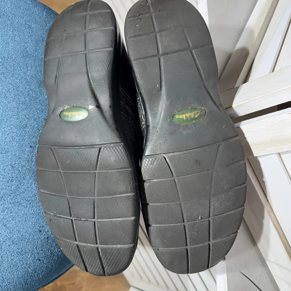 Clarks Mens Slone Lace Up Oxford Black Leather Shoes Size 10.5 - Picture 10 of 10